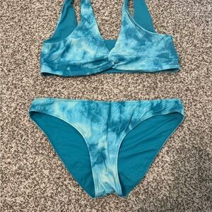 Victoria's Secret Blue Tie-Dye Bikini